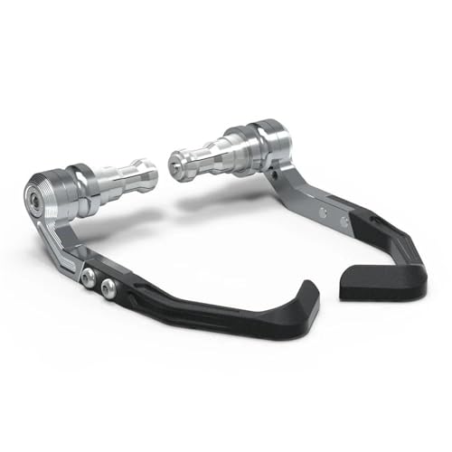 Protège-poignées antichute moto gris de haute précision pour préserver vos leviers Z650