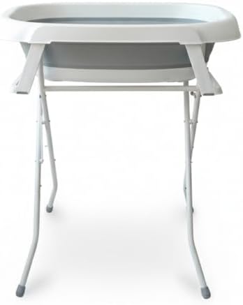 Banheira de Bebê Dobrável Portátil até 35 Litros com Suporte e Al...