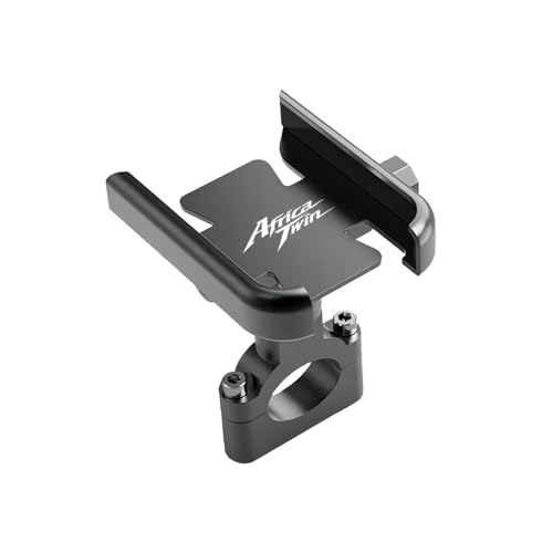 SDHKHAS Motorrad-Navigations-Handyhalterung aus Aluminiuml FÜR Hon@&da Africa Twin CRF1100 Zubehör 1100 Adventure Sports CRF1000L XRV 750 CRF1100L 2021 2023 Motorrad-Handyhalterung Aluminium(NN-1)