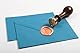 J.Herbin 35957T - Packung mit 6 Wachsstangen für Pistole, ideal für Bastelprojekte und Scrapbooking, weich, 1 Pack, orange