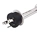 DERNORD 120V 1500W Tri-clamp Foldback Heating Element Stainless Steel Immersion Water Heater with 3-Wire Electrical Locking Plug (1.5 Inch Tri clamp)