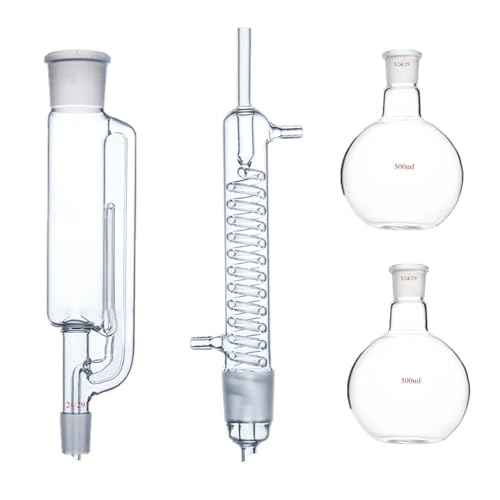 Condenseur extracteur en verre 500 ml à joints rodés 24/29 étanches