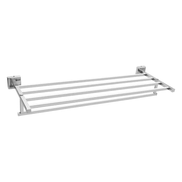 Image of Ruhe Square Towel Rack Stainless Steel (304 Grade) | Towel Cloth Rack /Holder /Stand /Shelf Accessories for Bathroom and Kitchen | 24 Inches