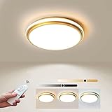 【Professioneller Hersteller Deckenlampe】Deckenleuchte ist aus hochwertigem Material Eisen + Acryl gefertigt. Lampen deckenlampen mit elegantem und einfachem Design ist die beste Wahl für Ihre Inneneinrichtung und Beleuchtung. Es ist perfekt für Ihr Schlafzimmer, Wohnzimmer, Küche, Büro und Bereiche Decken.