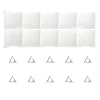 10 Pcs R-Angle Replacement Blades Aluminum Alloy Inserts for Smooth R1.5 Rounding on Soft Metals Aluminum/Copper