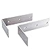 Produktbild Right angle bracket Dreieckshalterung aus rostfreiem Stahl, Laminatträger, Wandhalterung mit Schrauben und Zwei Halterungen