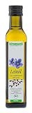 Vitaquell Bio Omega 3 Leinöl aus Goldleinsaat 250 ml, reich an Omega 3 Fettsäuren, insbesondere α--Linolensäure (55 %)