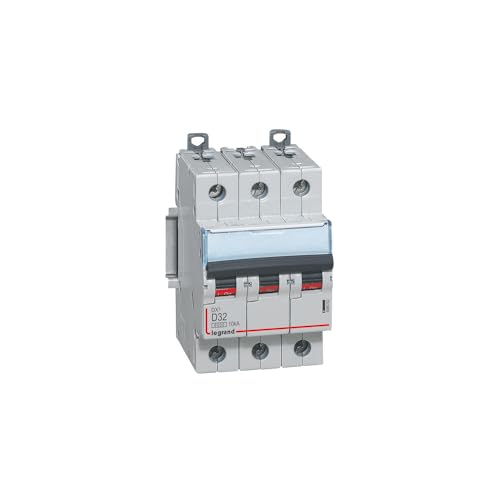 408062 Disjoncteur Tripolaire 32a - 3p Courbe D - 6/10ka - à Vis - Legrand Dx3