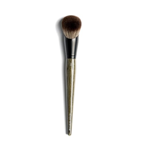 Rose and Ben Beauty C42 Professional Foundation Brush | Multi-Use Angled Makeup Brush for Buffing, Blending & Building | Creates a Seamless Finish and is Cruelty Free