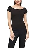 U-Boot Ausschnitt s.Oliver BLACK LABEL Damen Sommerpullover aus Viskosemix black 42