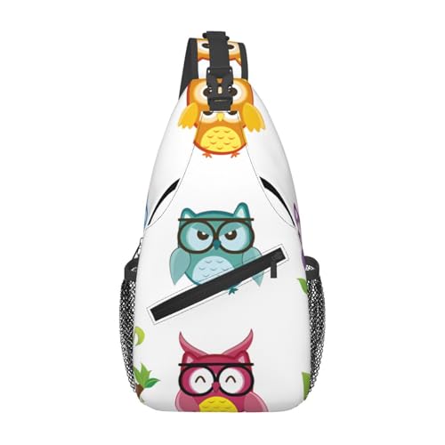 Sac à bandoulière homme oiseaux fitness vélo voyage et sacoche poitrine