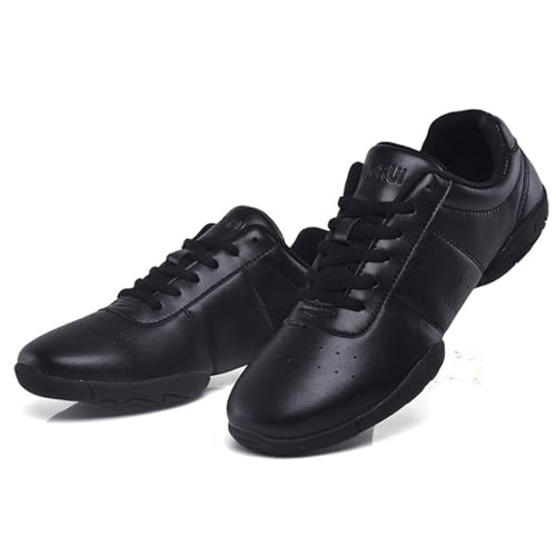 Boys Girls Cheer Shoes Cheerleading School Competition Lace Up Aerobics Gymnastics Wlaking Lightweight Sneakers3