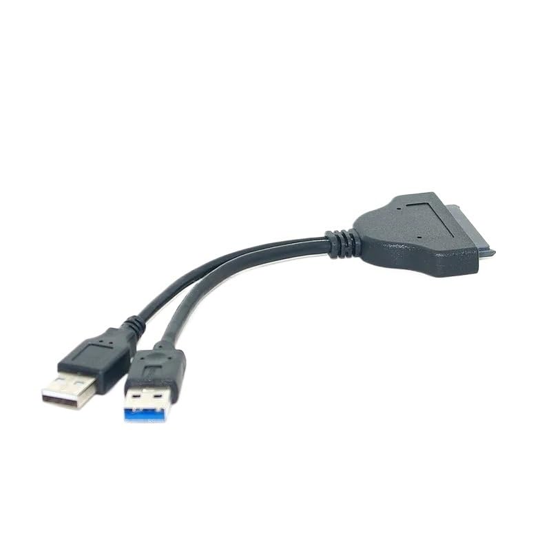 Adaptador USB 3.0 a SATA 22P para disco duro 2.5 pulgadas miniatura 5