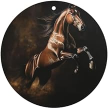 Car Air Fresheners Cards - Set of 4 Pieces with Stylish Arabian horse Print - Long-Lasting Fragrance for Your Vehicle