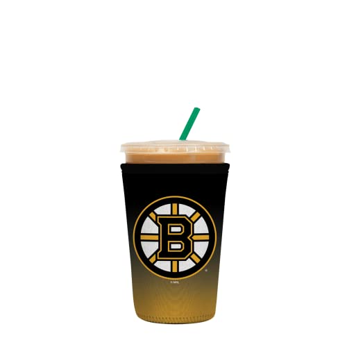 Sok It JavaSok NHL Hockey Iced Coffee & Cold Soda Insulated Neoprene Cup Sleeve (Boston Bruins, Medium: 22-28oz)