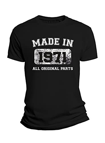 Maglietta Uomo Compleanno - Made in 1971 - Solo