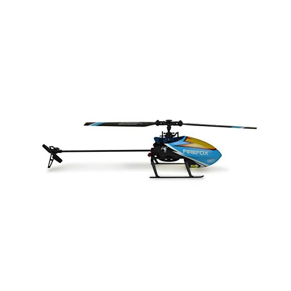 Amewi 25313 AFX4 XP Single-Rotor RC Helikopter 4-Kanal 6G RTF 2,4GHz inkl. Autostart Autolanding, Blau-kombi – Bild 4
