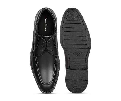 Image of LOUIS STITCH Men's Formal Lace-Up Derby Shoes | Formal Lace-Up Shoes for Men | Business & Occasion Wear | LSVSWC-2