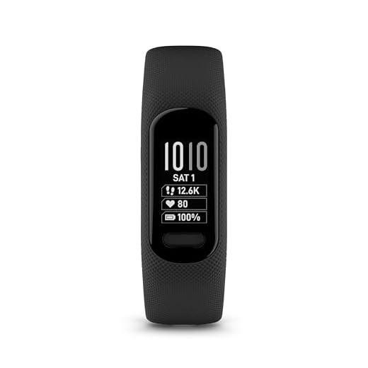 Garmin Vívosmart 5, Noir - Bracelet d'activité connecté - Taille S/M