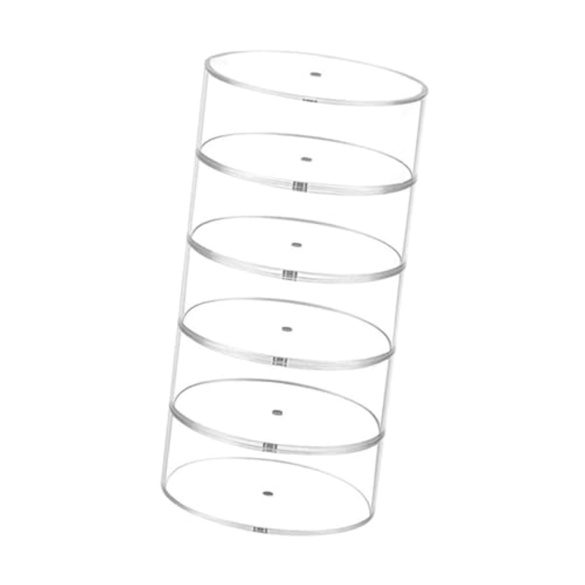 Watch Box with 5 Slots Cylindrical Dustproof Design