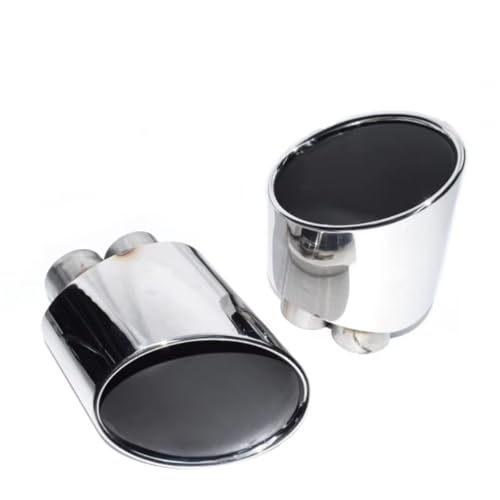 RS3用 RS4用 RS5用 RS6用 S3用 S4用 S5用 S6用 車用排気管排気チップ 車用ダブルインナーマフラーチップノズル 車のテール排気管(Style 3)