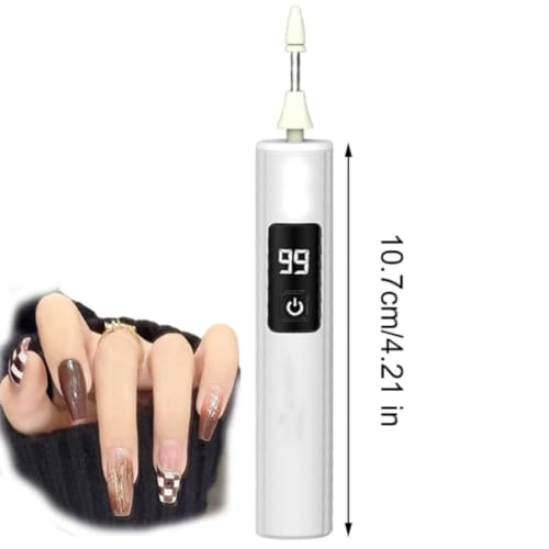 Professional Electric Nail Polisher, Cordless Electric Nail Drill, 35000 RPM Professional E-File with LCD Display, Rechargeable Portable Nail File for Acrylic Gel Removal, Low Vibration & Heat,1Pcs - Image 7