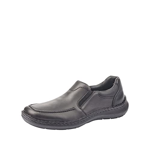 Rieker Herren - Slipper schwarz, 45 EU