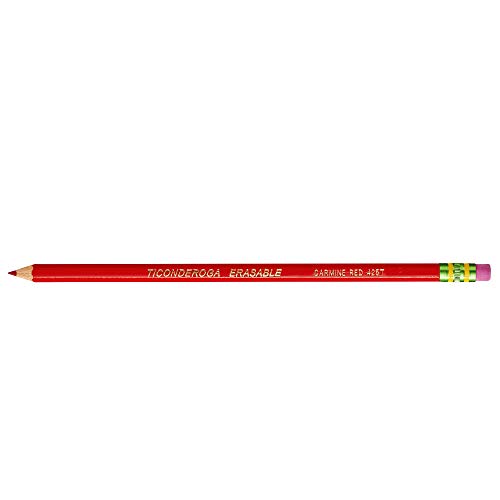 Ticonderoga Dixon lápices rojos borrables pack x72 miniatura 2