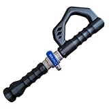 ESK Mining Major FLOOD Industrial Washdown Nozzle - 2 Inch Camlock Connection - High-Flow Handheld Water Monitor for Trash Pumps - Heavy Duty Solid Stream Sprayer - Made in USA (Black)