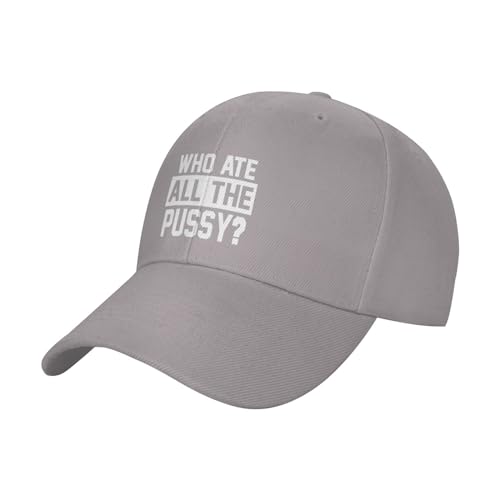 Who Ate All The Pussy Twill Dad Hat Adjustable Low Profile Sport Trucker H