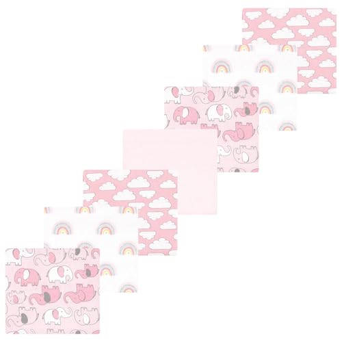 Image of Luvable Friends Little Treasure Flannel Receiving Blankets 7pk