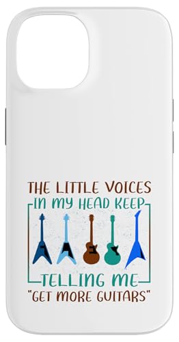 �~���[�W�V�����̃��[���A Little Voices Tell Me Get More Guitars �X�}�z�P�[�X iPhone 14 �p