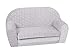 Knorrtoys 68461 Kindersofa-Cosy geo Grey