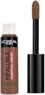 L'Oreal Paris Makeup Infallible Full Wear Waterproof Matte Concealer, Full Coverage, Coffee, 0.33 fl. oz.