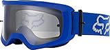 FOX RACING MAIN STRAY MOTOCROSS GOGGLE, Clear Lens, Blue