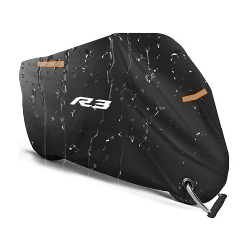 Housse de moto imperméable pour stopper la rouille et la pluie sur Yamaha YZF-R3