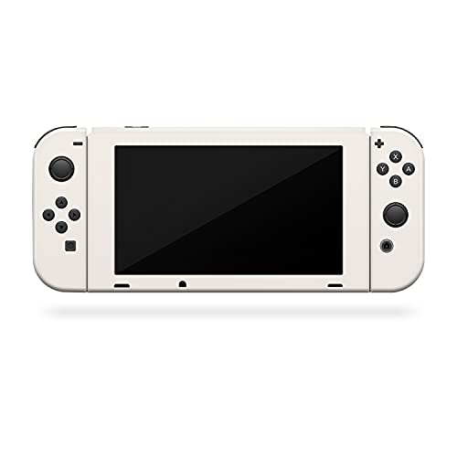 Image of Tacky Design Classic Solid Colors Skin Compatible with Nintendo Switch Skin Wrap Cover, Off-White Skin for Nintendo Switch Stickers, Premium Vinyl 3M Full Wrap Decal (Off-White)