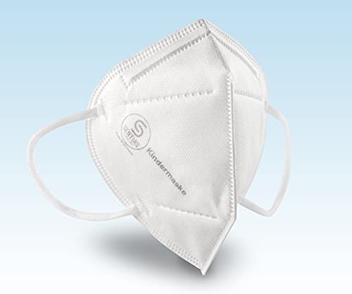 Sentias Kindermaske 5 Stück - Maske für Kinder BfArM zugelassen - Made in Germany Weià – Bild 3