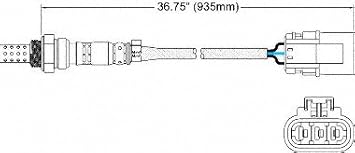 Walker Products 250-23109 3-Wire Oxygen Sensor