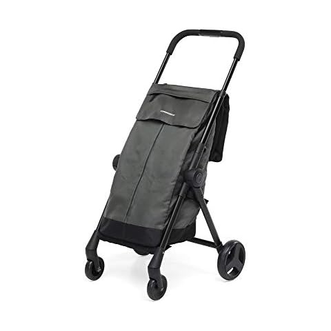 Go Fast Folding Shopping Cart grey Cover
