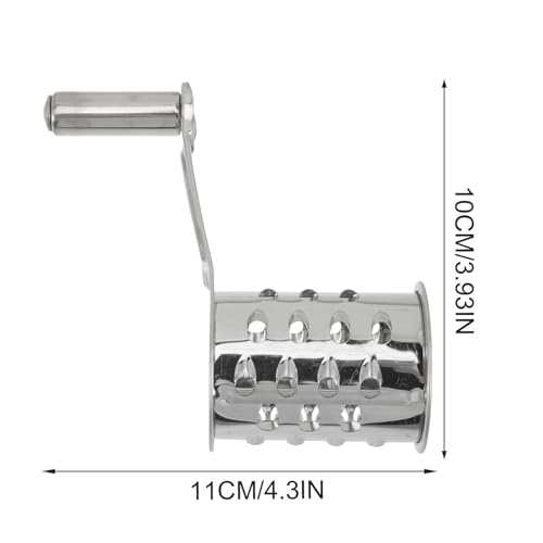 Ipetboom Rallador Giratorio Manual de Acero Inoxidable miniatura 2