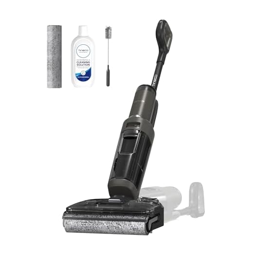 Tineco FLOOR ONE i6 Stretch, Aspirapolvere e Lavapavimenti 2 in 1, 20000Pa, Design Piatto 180°, Anti-Groviglio, Autopulente, Asciugatura 85℃, 40 Min Autonomia, Batteria Pouch Cell