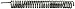 Dixon SEGS1-2.00-16 Spring Guard 2.00" ID, 16" OAL 2" Tang Extension on One End, 304 Stainless Steel