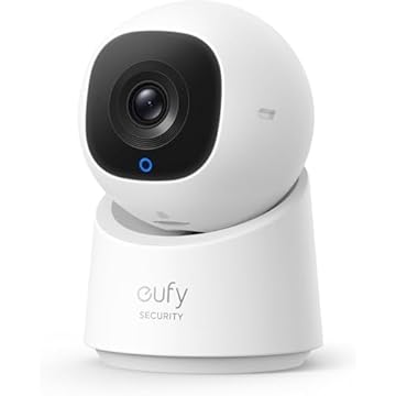 eufy Câmera C220 por anker, Câmera de Segurança Wi-Fi 360º, 2K, Camera Pet, Visão Noturna, Audio de duas vias, Trabalha com Alexa, Alerta de Movimento, Rastreamento por IA, Compatível HomeBase 3