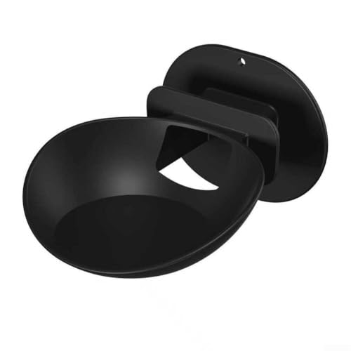 Support mural pour Echo Dot Max, support ABS gain de place avec gestion des câbles intégrée, installation facile (noir)