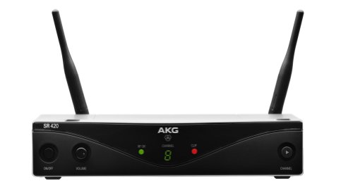 Akg Pro Audio Wms420 Vocal Set Band A Wireless Microphone System With Sr420 Stationary Receiver, And Ht420 Handheld Transmitter #TOP1