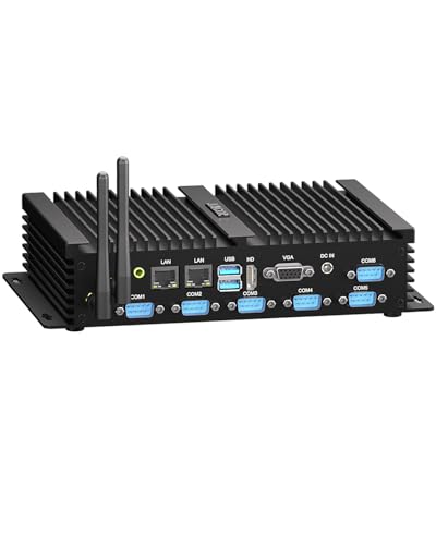 [Processore ad alta efficienza] Questo mini PC industriale è dotato di un processore Core i7-8550U (4 core, 8 thread, turbo boost fino a 4,0 GHz) e scheda grafica UHD Graphics 620. È compatibile con Win 11 Pro e pronto all'uso. Questo mini PC è adatto a diversi scenari, tra cui automazione industriale, digital signage, comunicazione di rete, applicazioni commerciali e terminali di vendita al dettaglio.