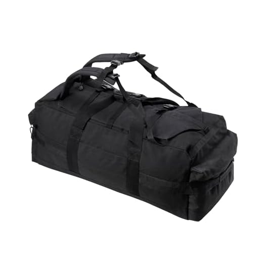 MAUHOSO 92L Military Duffle Bag Large Size, Waterproof Tactical Deployment Bag for Men, Travel Duffel Bags with Backpack Straps