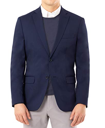 IZOD Men's Varsity Blazer, Blue, 42R