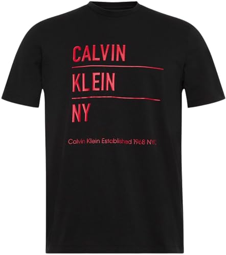 Calvin Klein Camiseta de manga corta Hombre Graphic con logotipo, Negro (Black), XXL